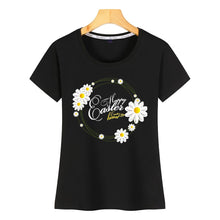 Load image into Gallery viewer, Tops T Shirt Women happy easter 59 Funny Harajuku Short Female Tshirt