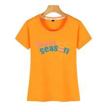 Load image into Gallery viewer, Tops T Shirt Women hunting season easter Humor White Short Female Tshirt
