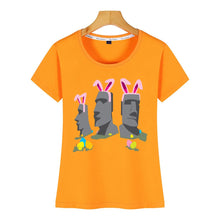 Load image into Gallery viewer, Tops T Shirt Women easter island Vogue Vintage Custom Female Tshirt
