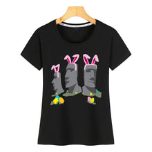 Load image into Gallery viewer, Tops T Shirt Women easter island Vogue Vintage Custom Female Tshirt
