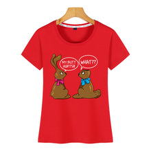 Load image into Gallery viewer, Tops T Shirt Women easter bunny 2 Hip Hop Vintage Cotton Female Tshirt
