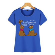 Load image into Gallery viewer, Tops T Shirt Women easter bunny 2 Hip Hop Vintage Cotton Female Tshirt
