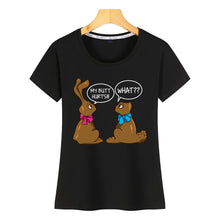 Load image into Gallery viewer, Tops T Shirt Women easter bunny 2 Hip Hop Vintage Cotton Female Tshirt
